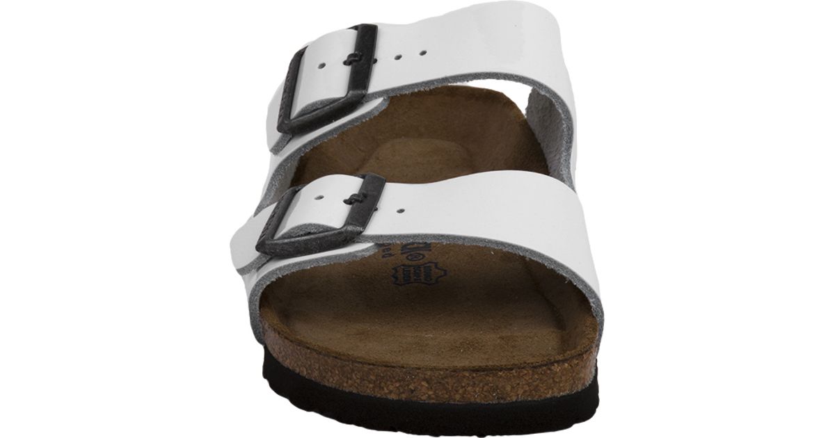 white patent leather birkenstocks