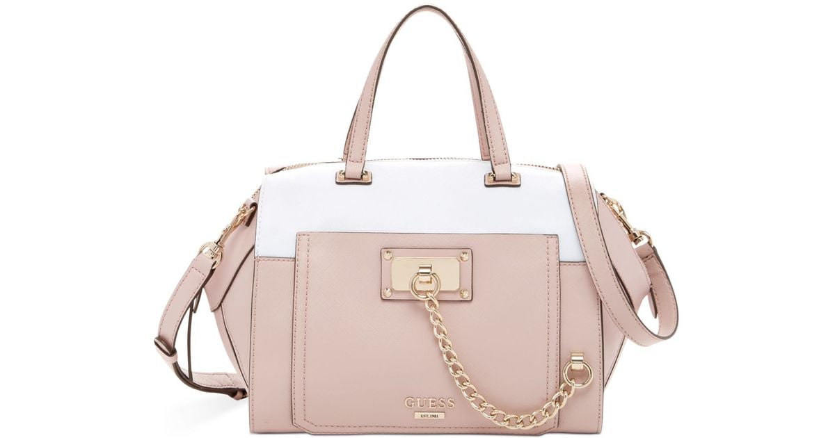 guess pink bag