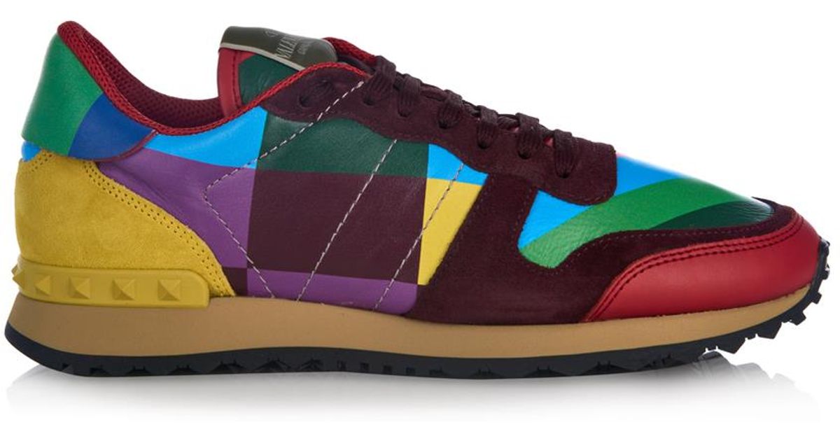 valentino rainbow sneakers