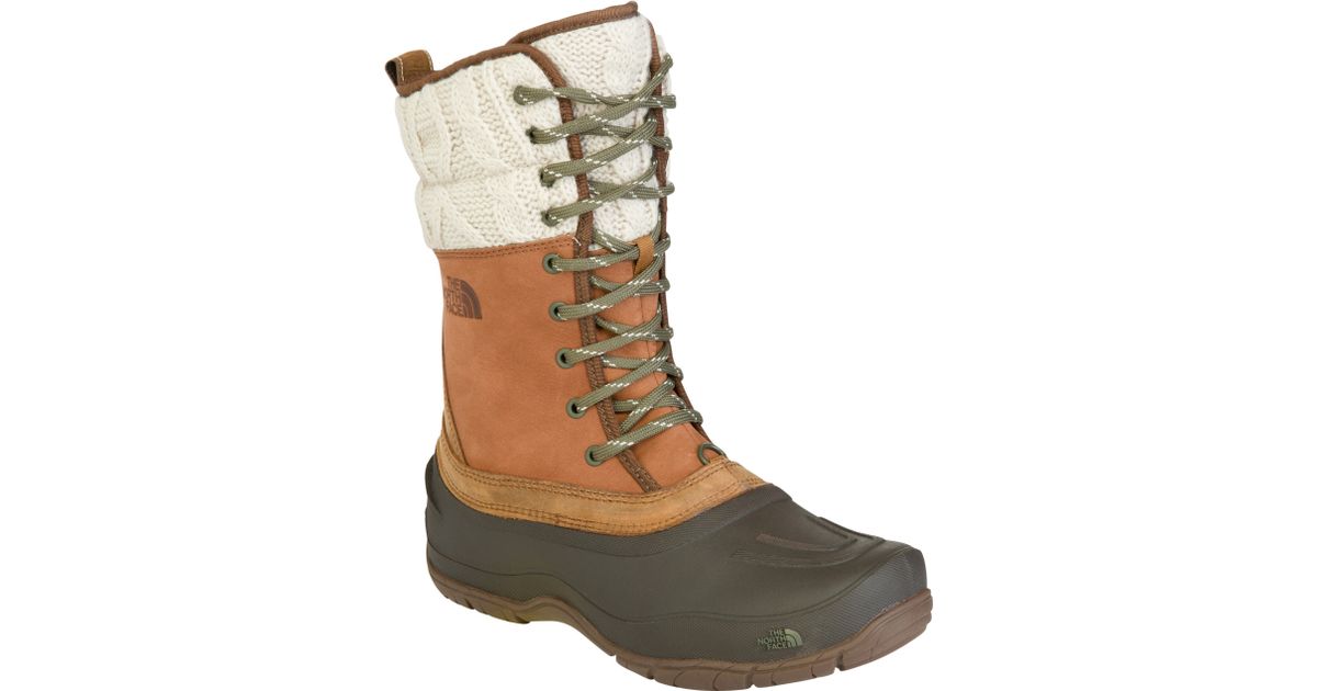 north face leather boots womens