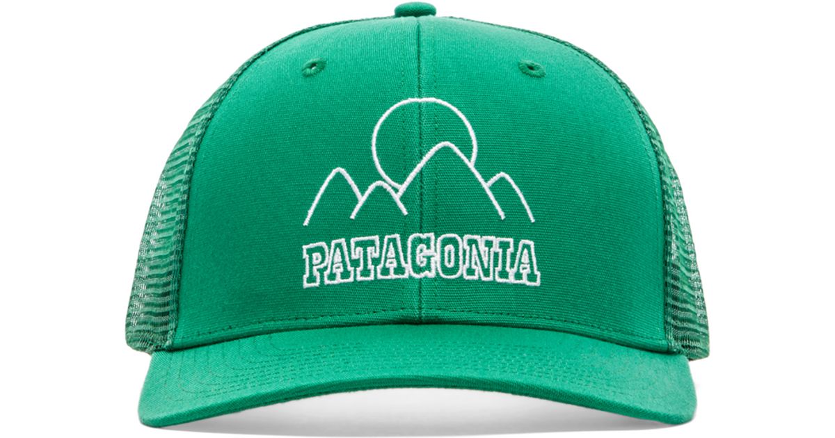 Patagonia Trucker Hat in Green - Lyst