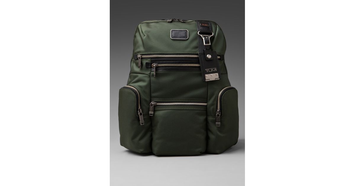 Tumi Alpha Bravo Ballistic Nylon Knox Backpack in Green Lyst