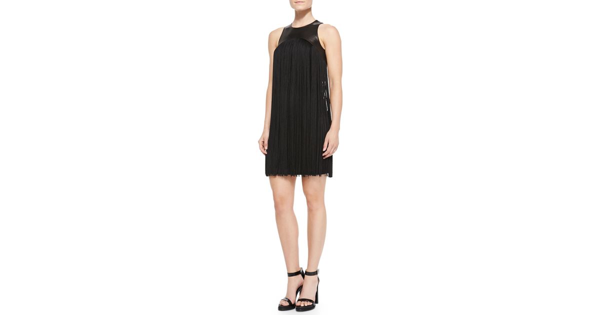 michael kors fringe dress