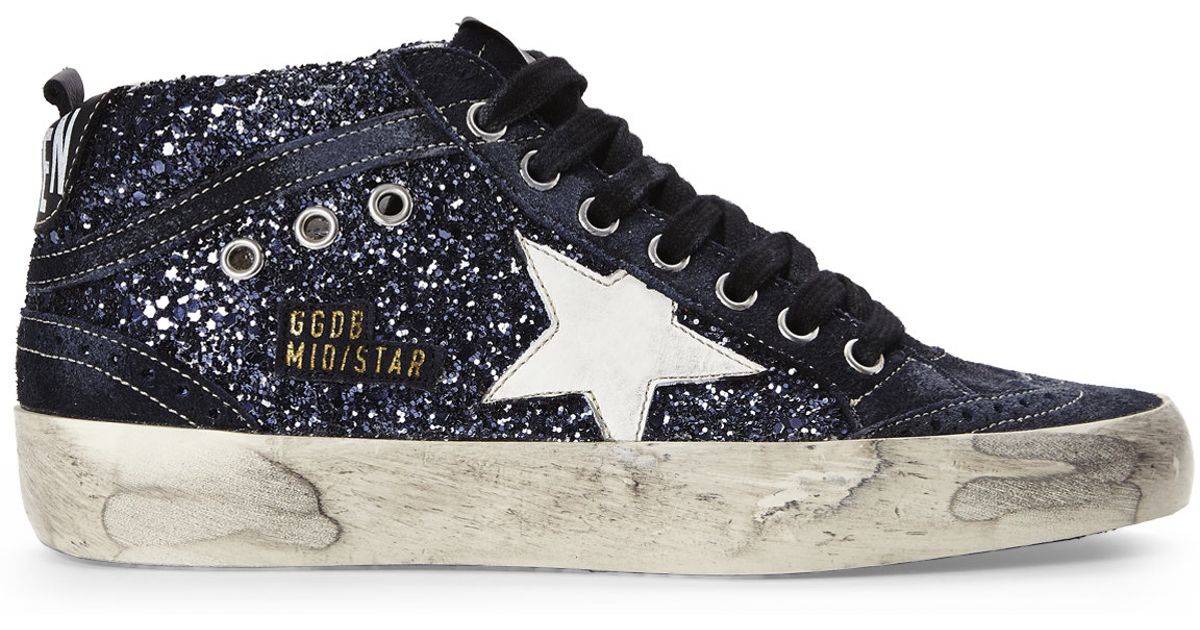 black sparkle golden goose