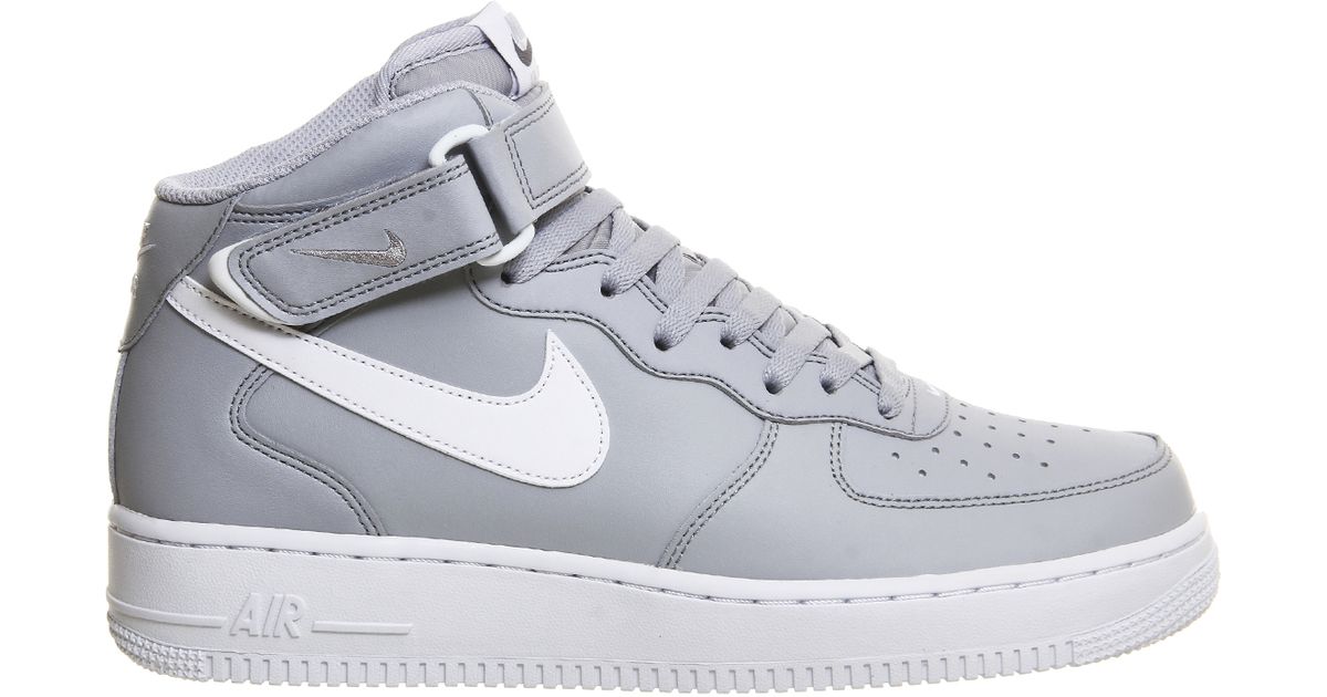 cool grey air force 1 mid