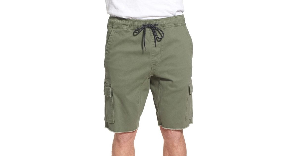 volcom cut off shorts
