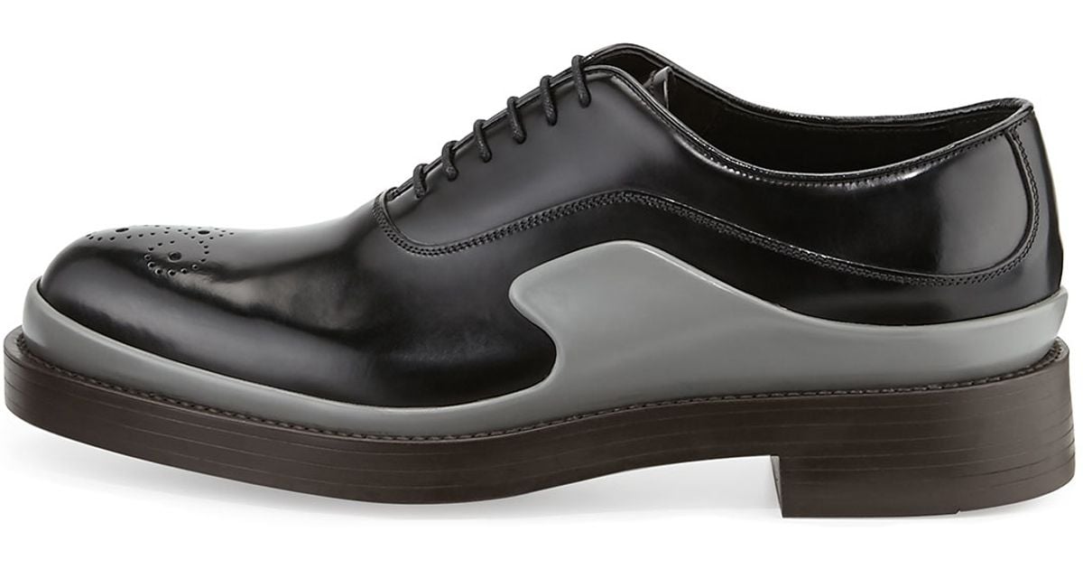 prada derby dress shoes