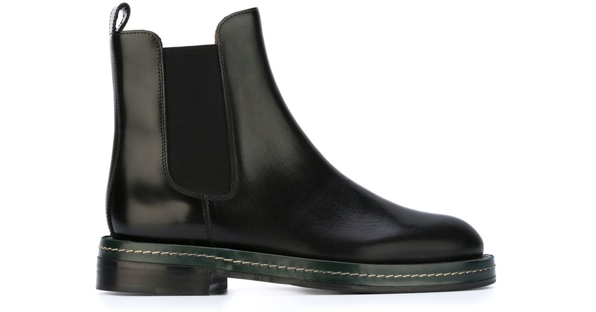 marni leather ankle boots