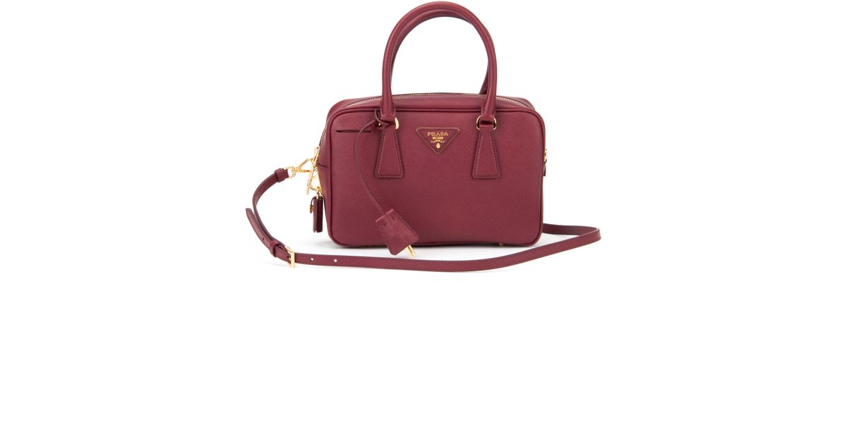 prada yellow mini bowling bag  