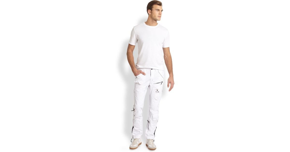 RLX Ralph Lauren Search Rescue Cargo Pants in White for Men | Lyst
