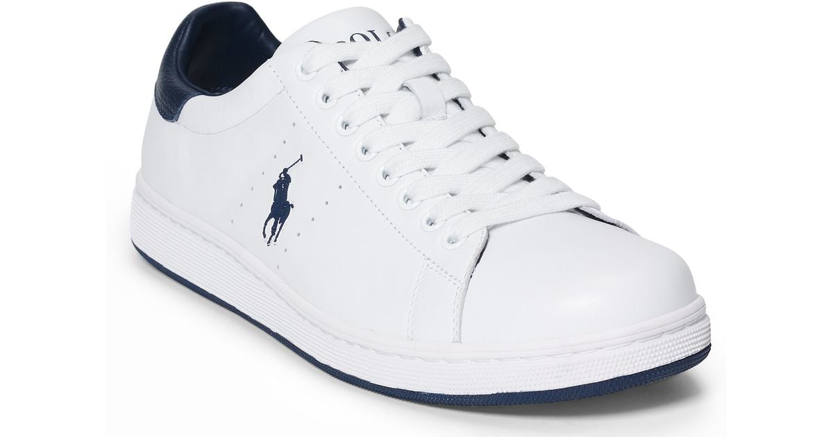 ralph lauren polo white sneakers