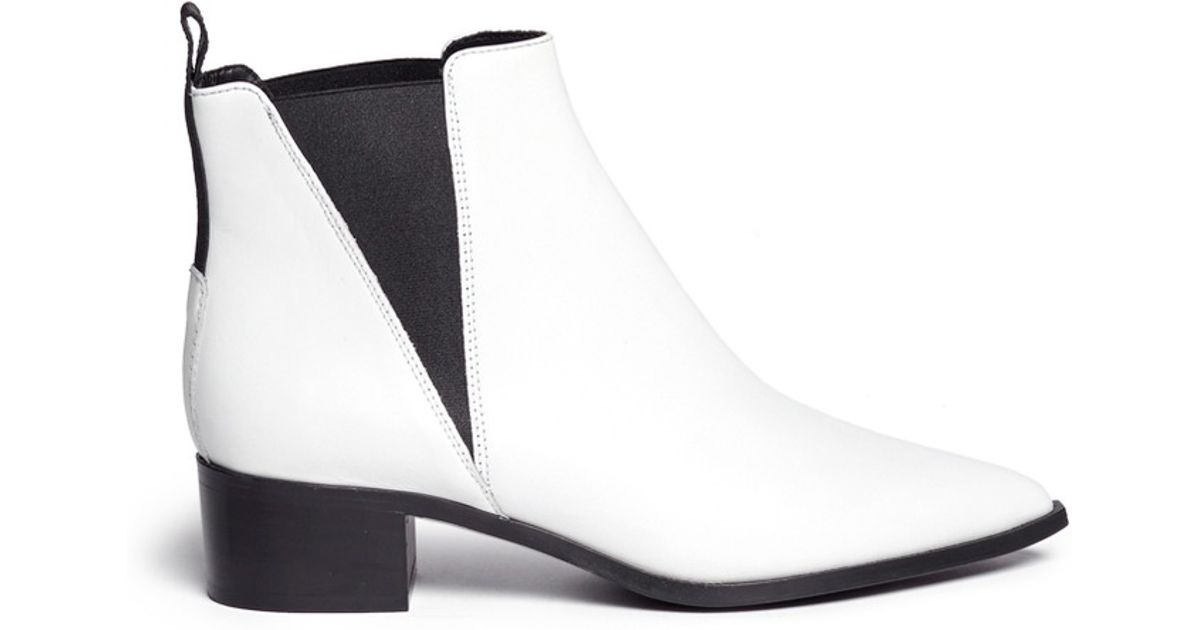 acne studios white boots
