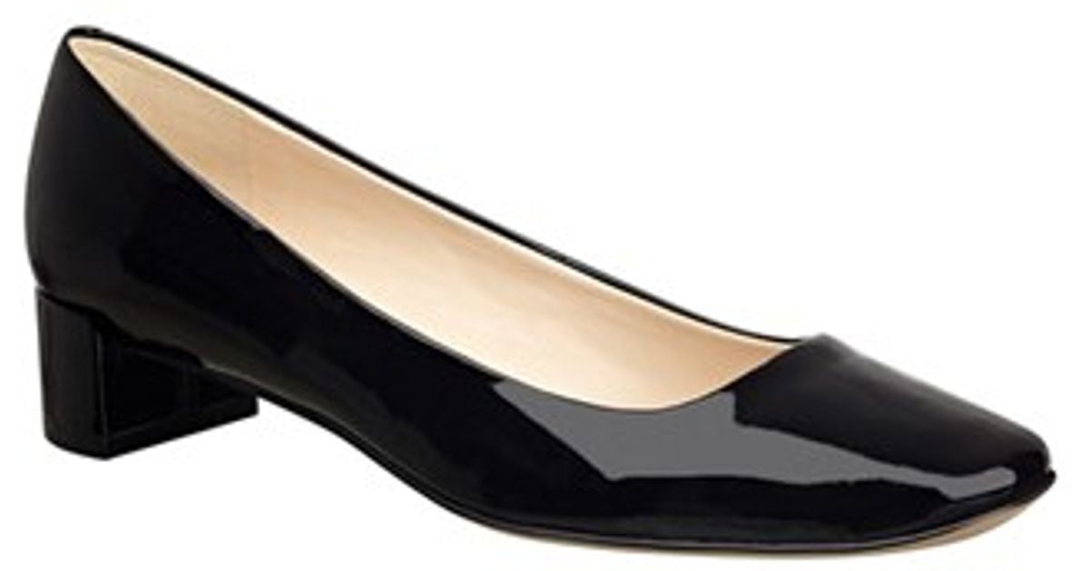 nine west block heel black