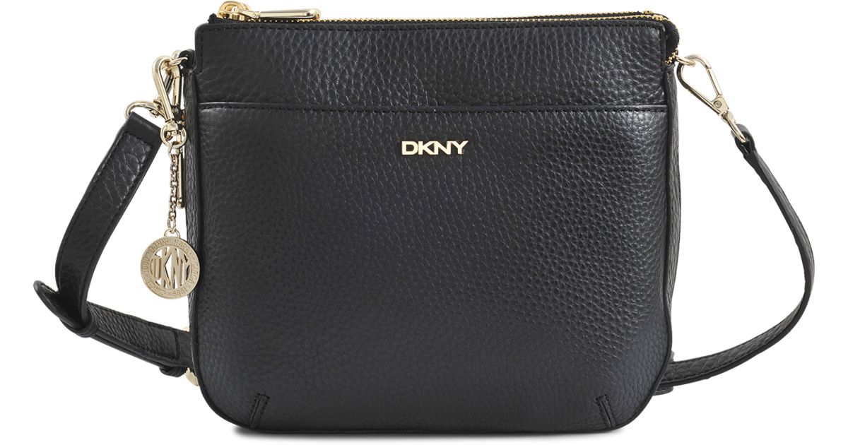 DKNY Double Zip Crossbody Tribeca Flap Bag in Black Lyst UK