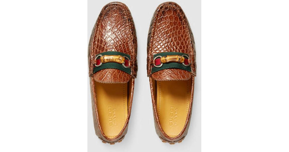 gucci alligator shoes