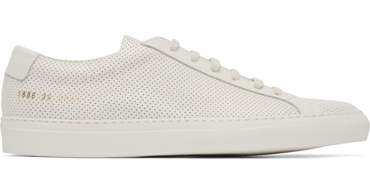 Common projects Offwhite Perforated Original Achilles Common projects Offwhite Perforated Original Achilles