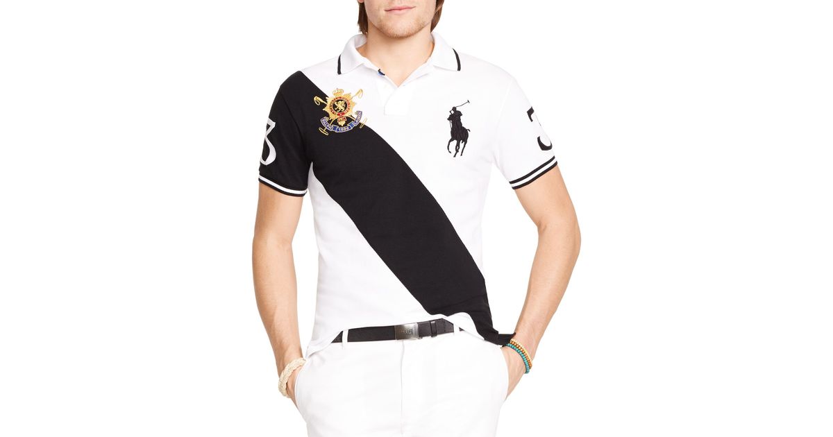 Ralph Lauren Polo Black Watch Custom-fit Banner-stripe Polo Shirt - Slim  Fit for Men | Lyst