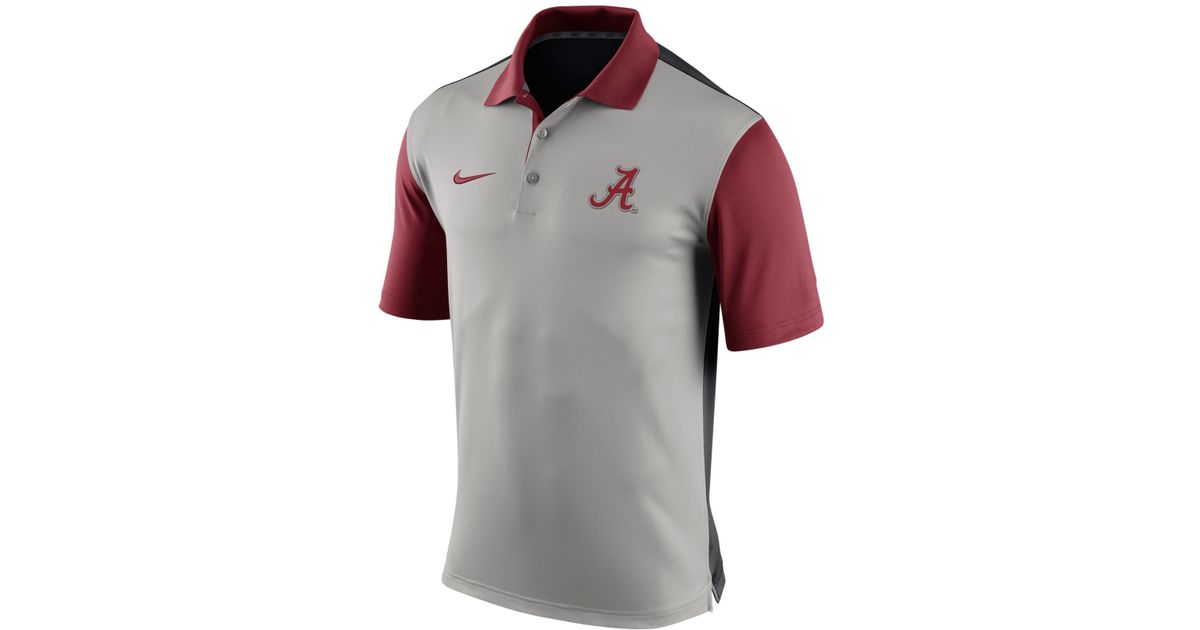 alabama nike dri fit polo