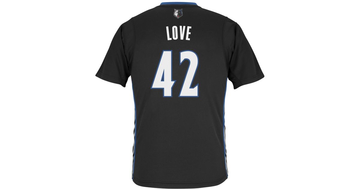 kevin love black sleeved swingman jersey