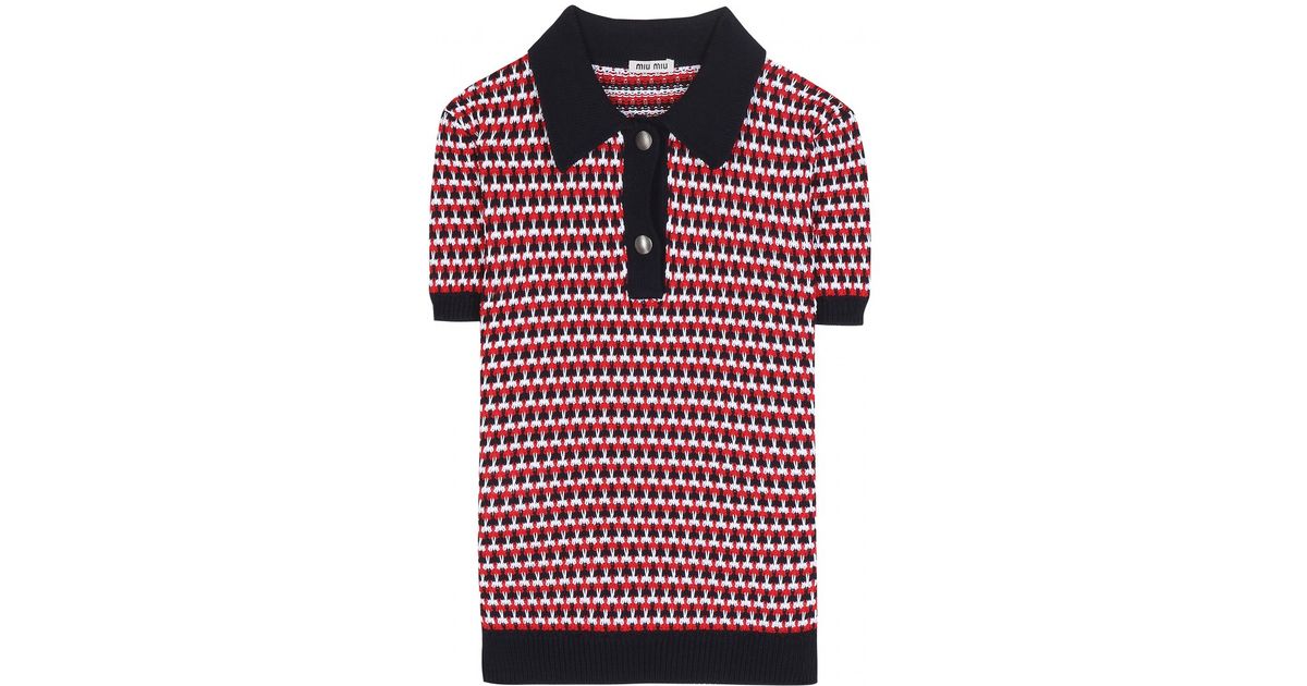 miu miu polo shirt