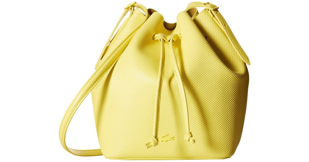 lacoste bucket bag