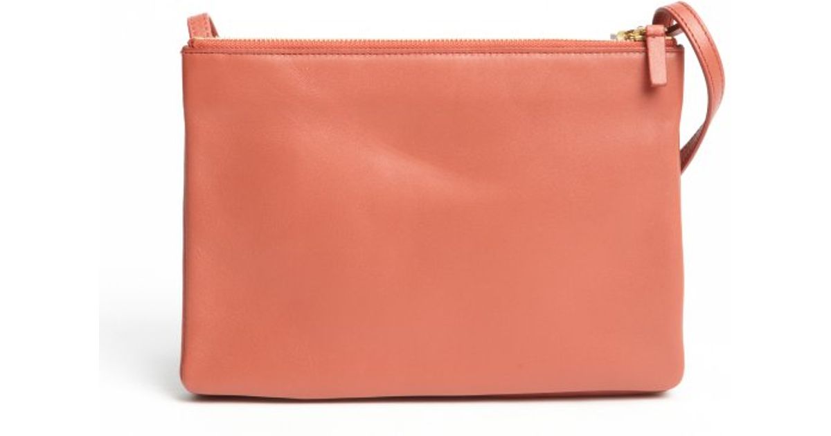 celine silver leather handbag trio  
