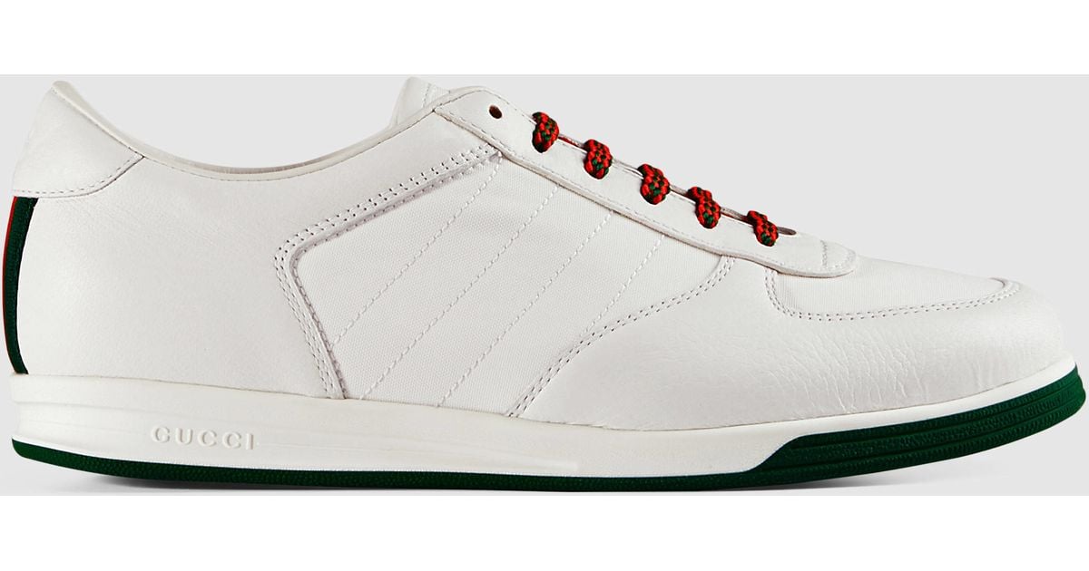 Forstyrrelse tilskadekomne Sydøst Gucci 1984 Low Top Sneaker In Leather in White | Lyst