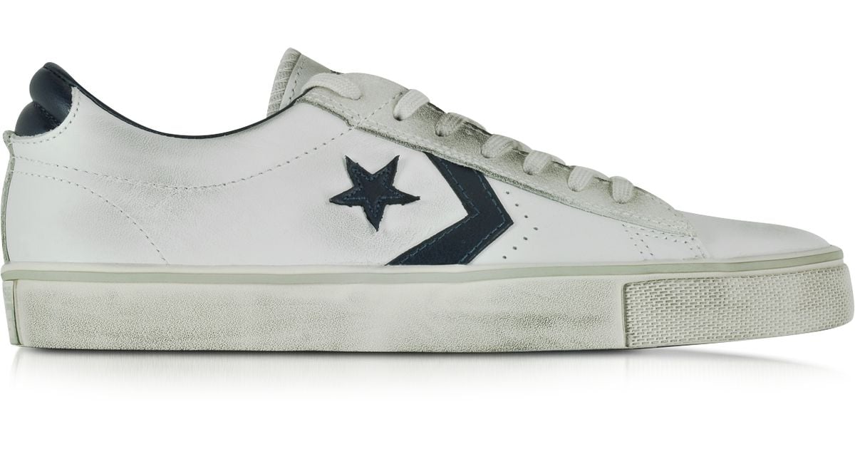 Converse Pro Leather Vulc Ox White And 