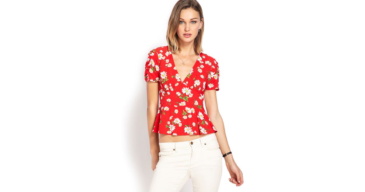 forever 21 daisy top