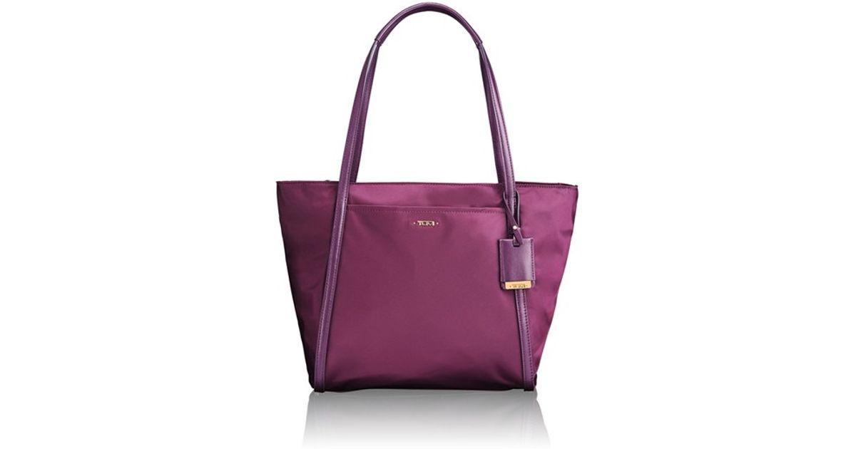 Tumi Voyageur Small Q Tote Nylon Purple
