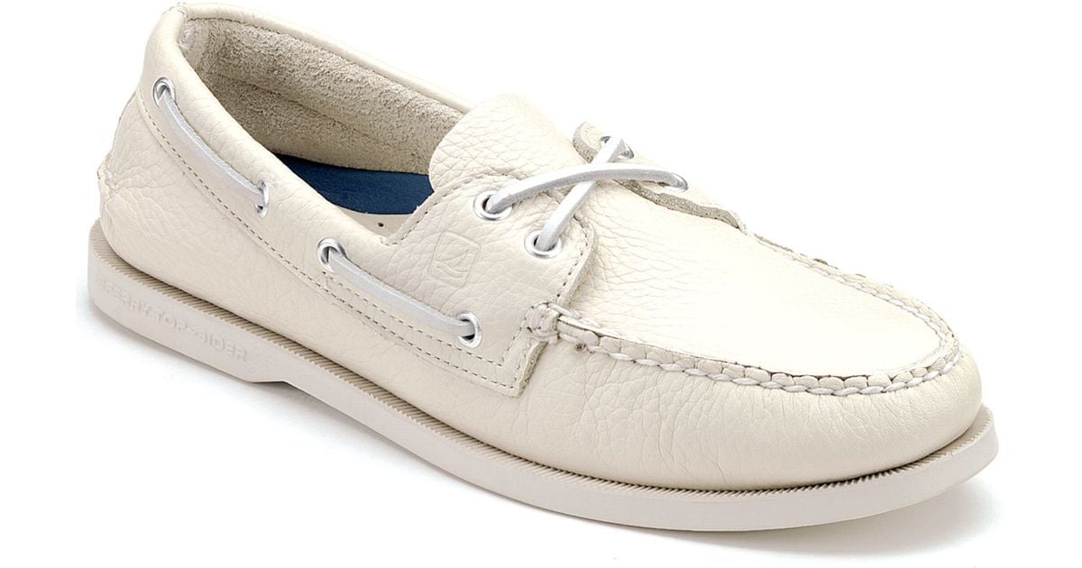 Boat Shoes in Ice (White) for Men - Lyst