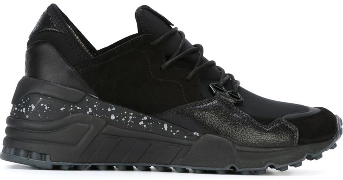 Y-3 'wedge Sock Run' Sneakers in Black | Lyst