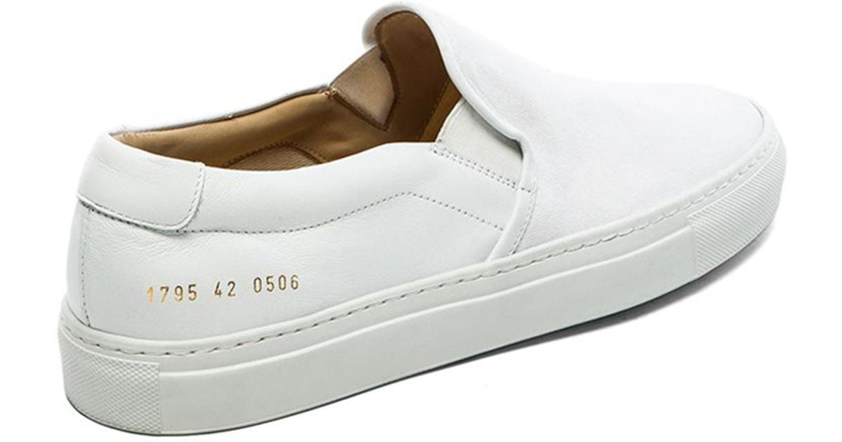 Common Projects Canvas And Leather Slip 