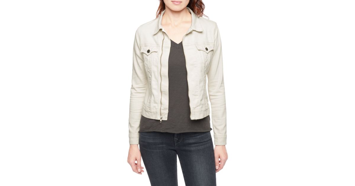 True Religion White Dusty Western Womens Denim Jacket Lyst
