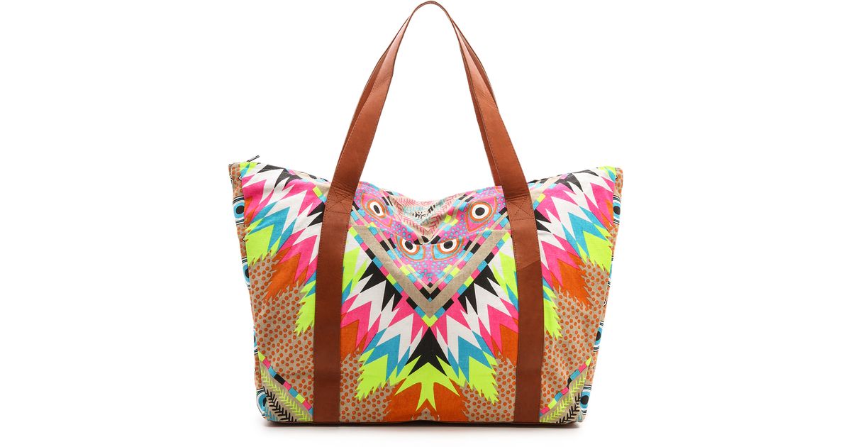 Mara Hoffman Multicolor Divine Weekend Bag Stone Lyst