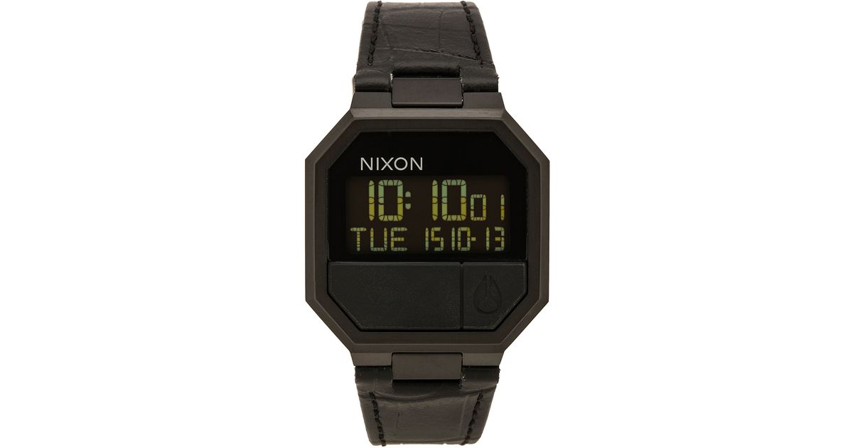 nixon rerun leather