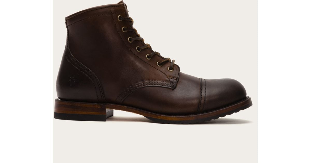 frye logan cap toe