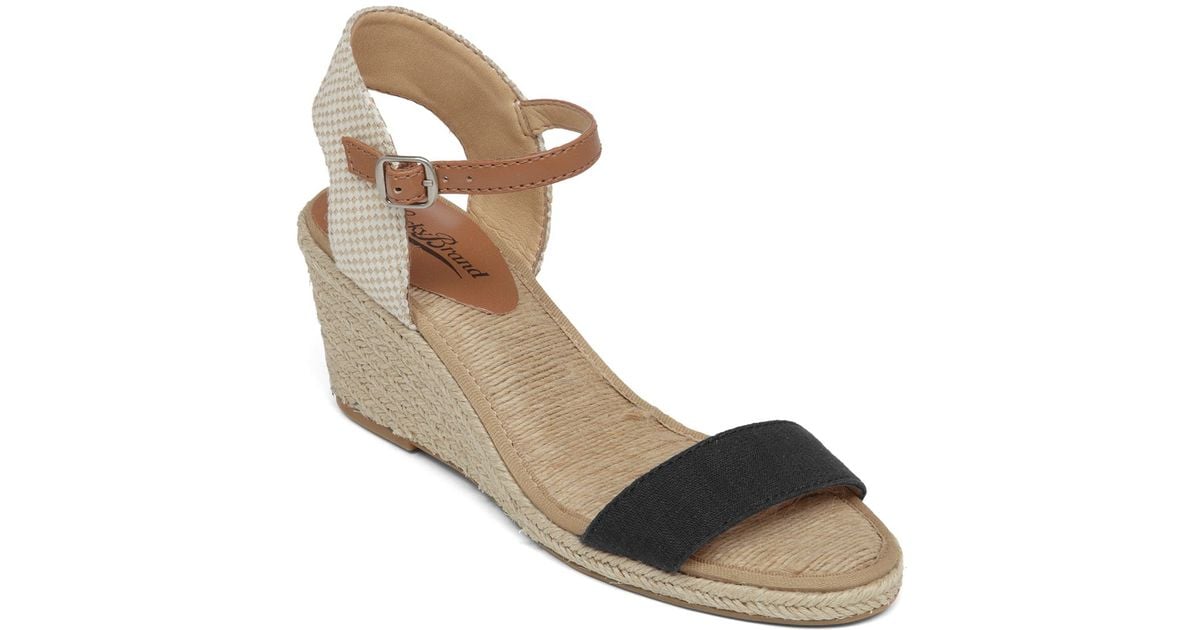 lucky brand black wedges