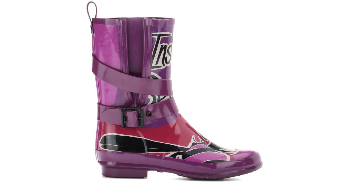 burberry rubber wellington boots
