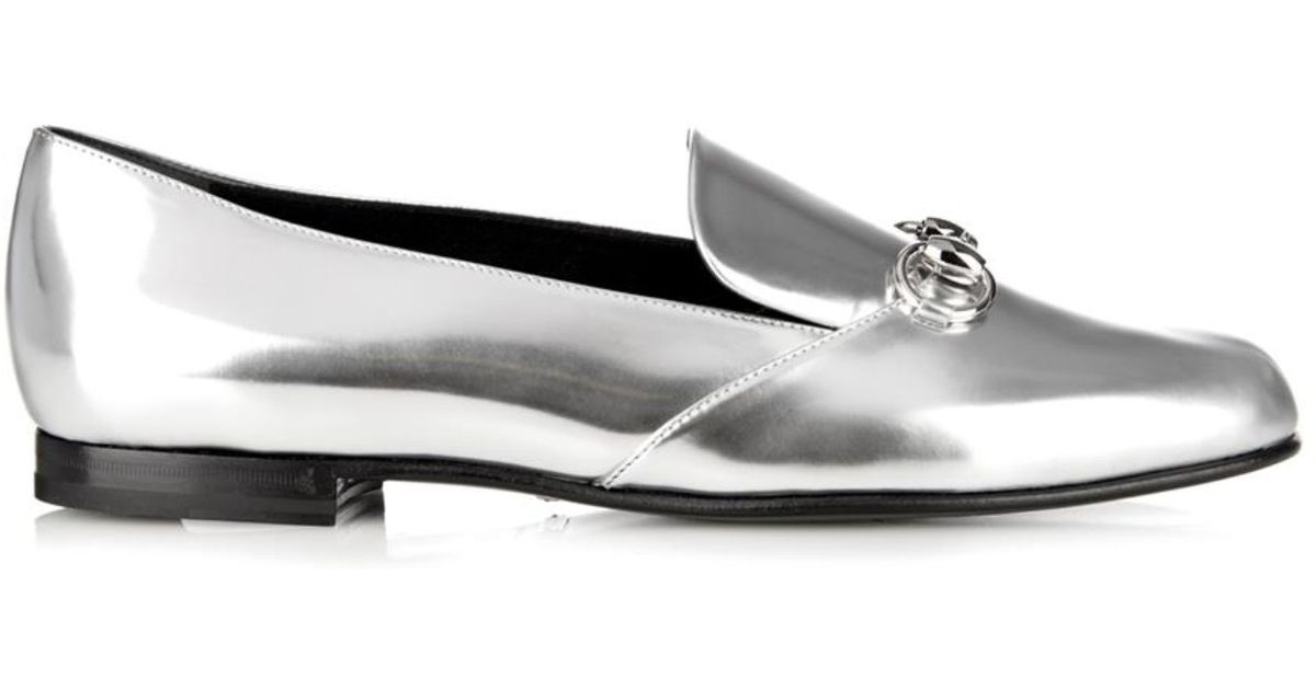 kira embossed stretch loafer