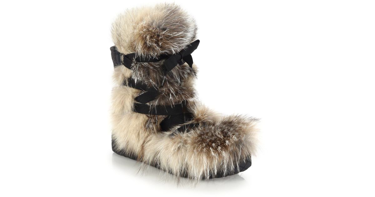 moncler boots mens fur