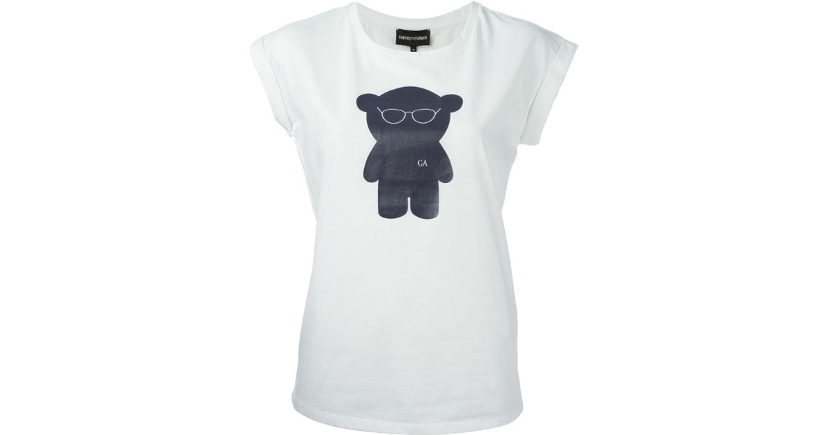 armani bear t shirt