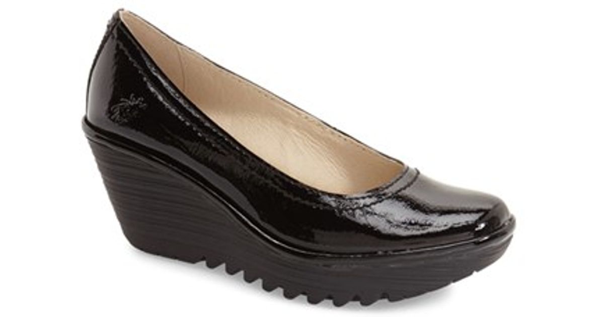 fly london patent leather shoes