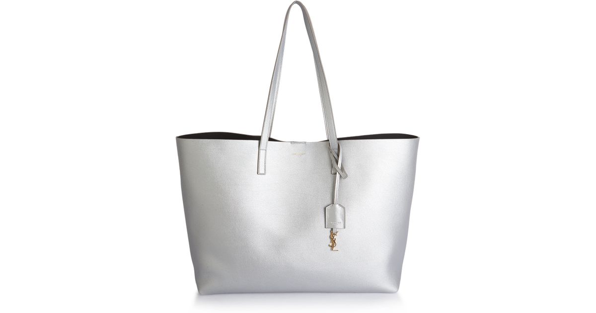 large silver tote bags
