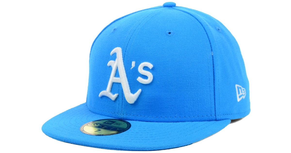 KTZ Oakland Athletics Mlb Cdub 59fifty Cap in Blue for Men Lyst