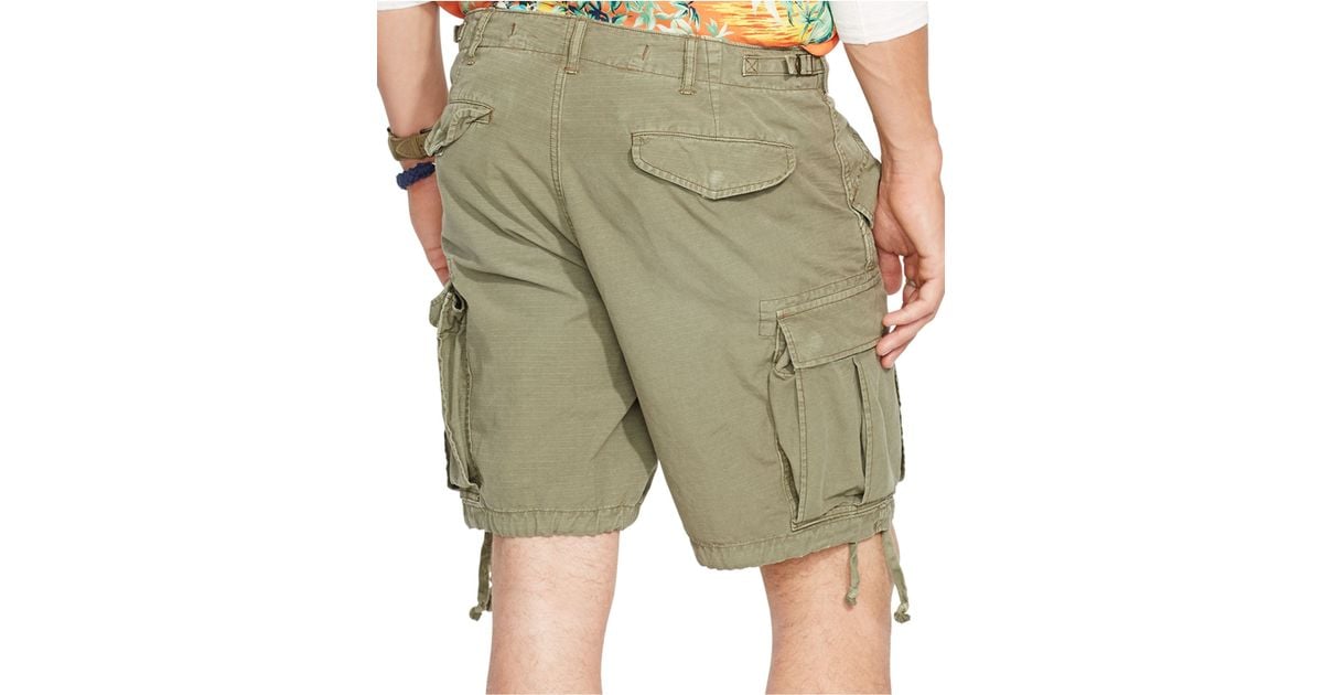 Polo Ralph Lauren Relaxed-fit Ripstop Cargo Shorts in Green for Men | Lyst