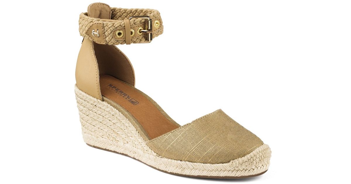 Sperry Top-Sider Espadrille Wedge Sandals - Valencia Closed Toe ...