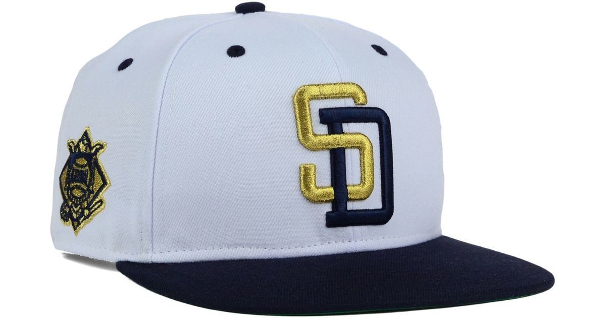 blue padres hat
