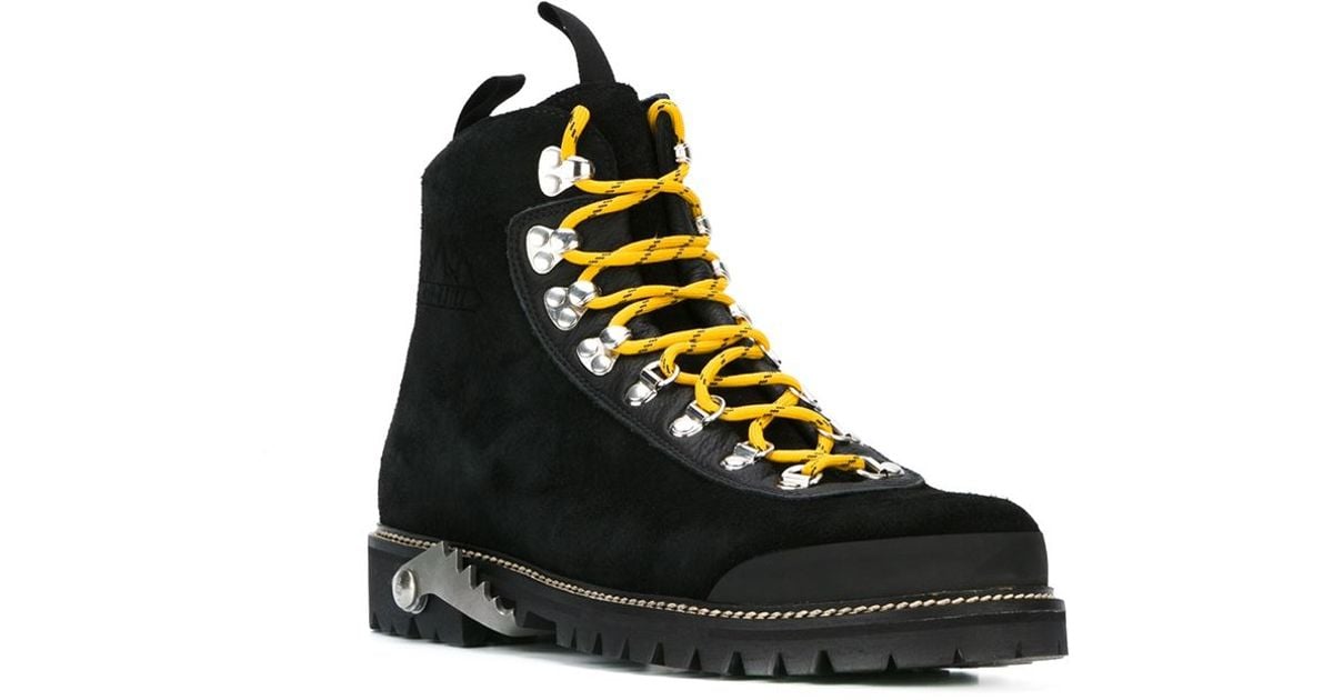 off white hiking boots