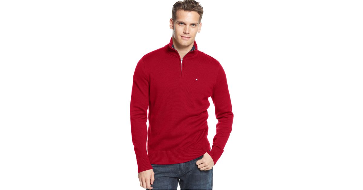 tommy hilfiger jumper zip